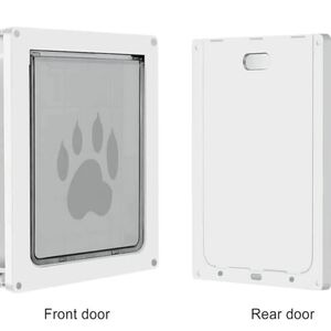 Pet Door with Paw Print Design